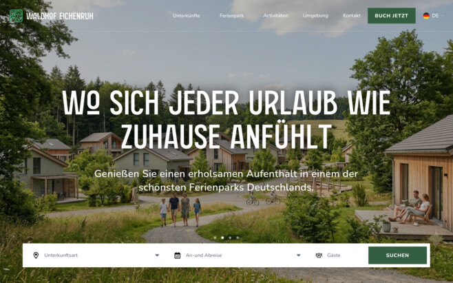 PMS ferienpark webseite