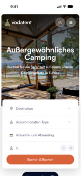 PMS campingplatz website mobile