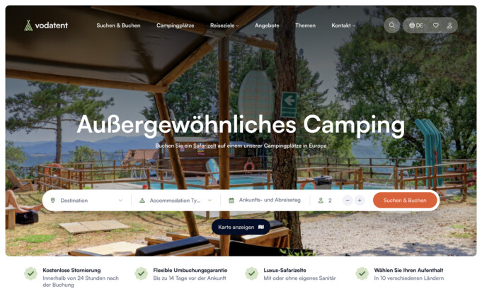 PMS campingplatz website desktop