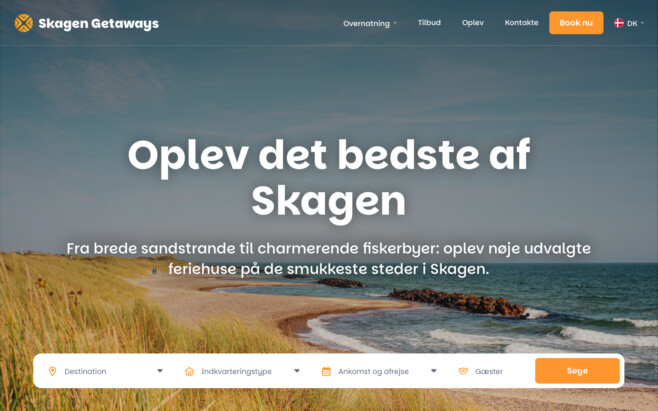 Bookingsystem ferieboligudlejning hjemmeside