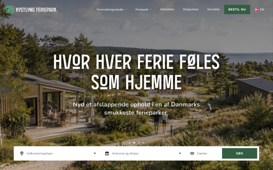 Bookingsystem hjemmeside