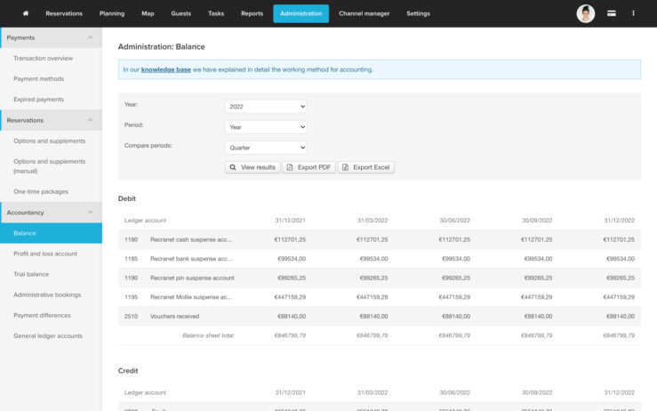 Reservation software ledgers2