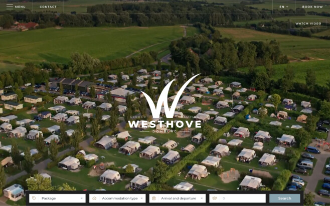 Reservation software campground website development