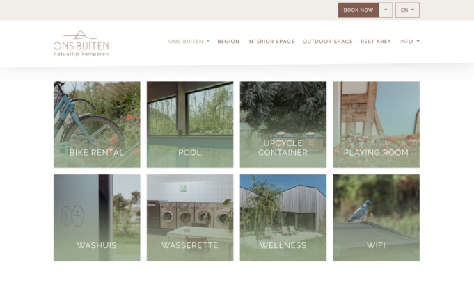 Online reservation software camping ons buiten website facilities