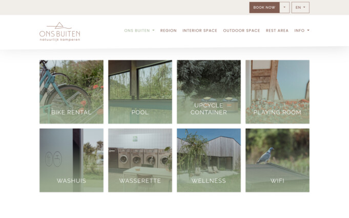 Online reservation software camping ons buiten website facilities