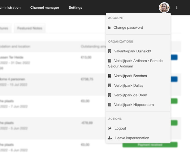 Reservation software concerns multi login