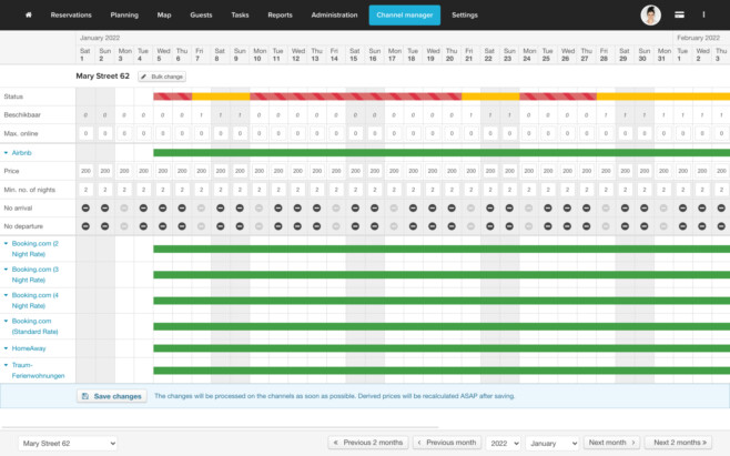 Reservation software hotel channel manager