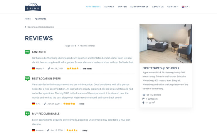 Reservation software search and book reviews