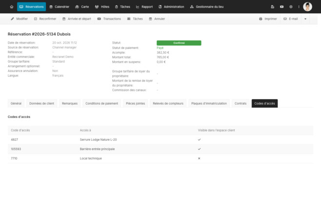 Logiciel de gestion contrôle daccès