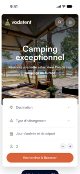 Logiciel de gestion camping site web mobile