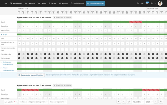 Logiciel de gestion location saisonniere channel manager