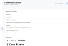 Reserveringssysteem eigenaren accommodatie content