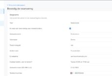 Reserveringssysteem eigenaren gastgegevens