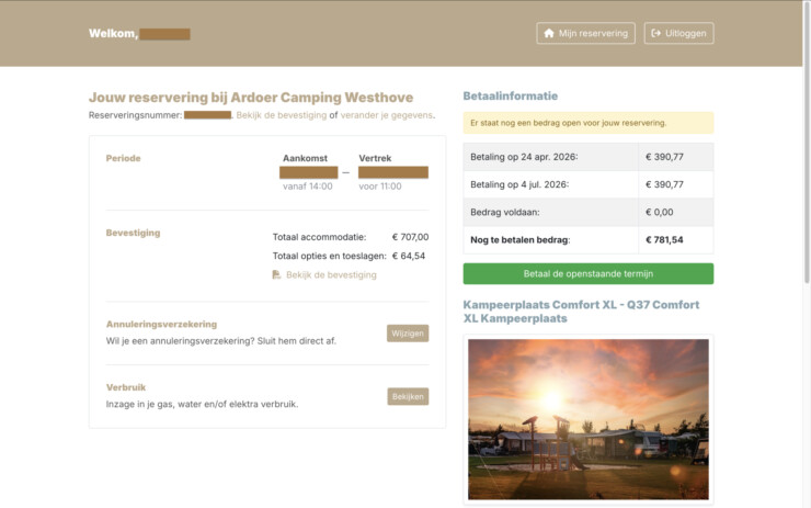 Reserveringssysteem kleurbeheer gastenomgeving