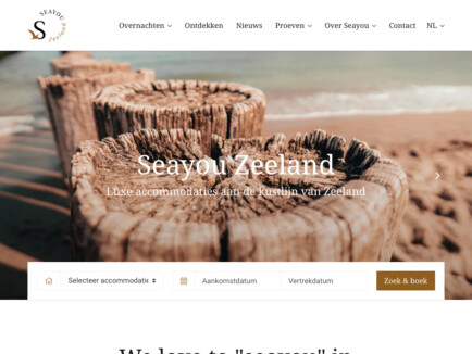 Website Ontwikkeling Verhuur organisaties Tablet