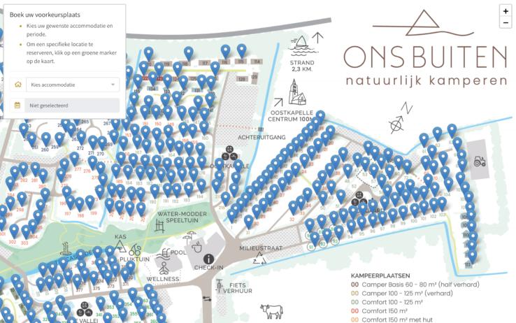 Online reserveringssysteem online reserveren plattegrond