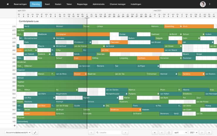 Reserveringssysteem planbord beheer planbord