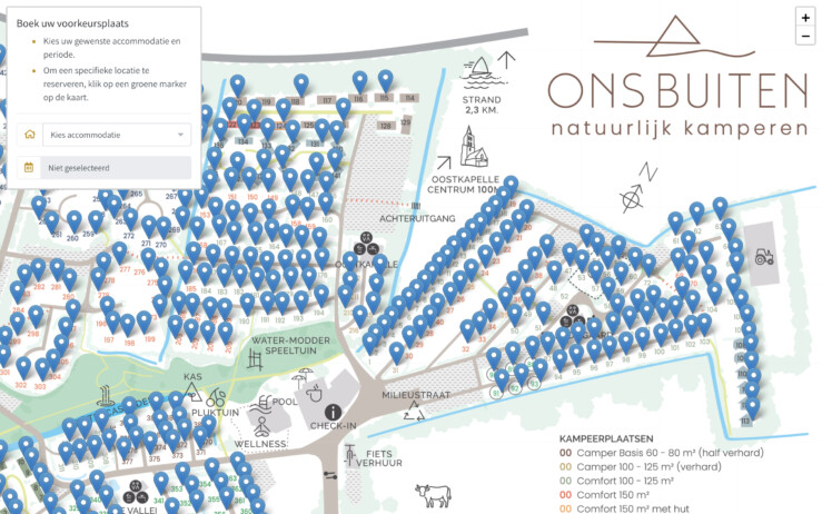 Online reserveringssysteem online reserveren plattegrond