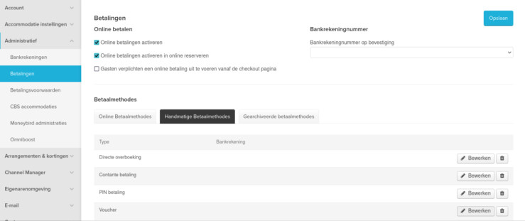 betaalmethode heractiveren