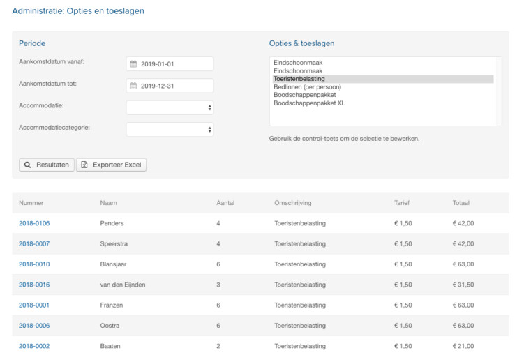 Online reserveringssyteem opties