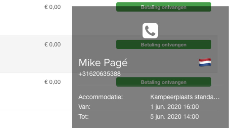 Online reserveringssysteem voip