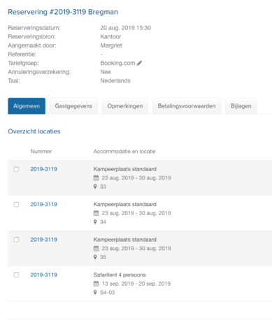 Online reserveringssysteem groepsreservering 3