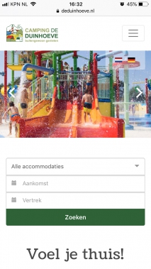 Online Reserveringssysteem Vakantiepark Duinhoeve Telefoon2